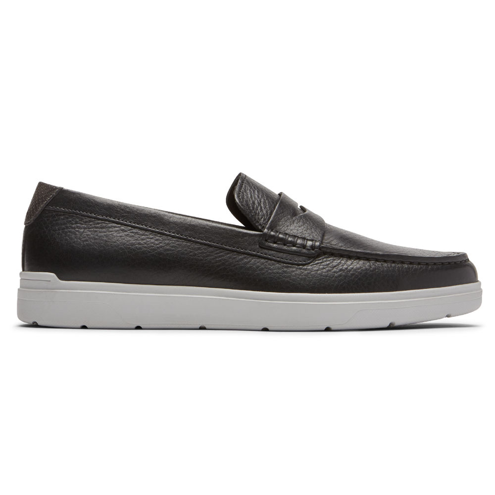 Mocassins Rockport Homem Pretas - Total Motion Lite Penny - 59678AGSN